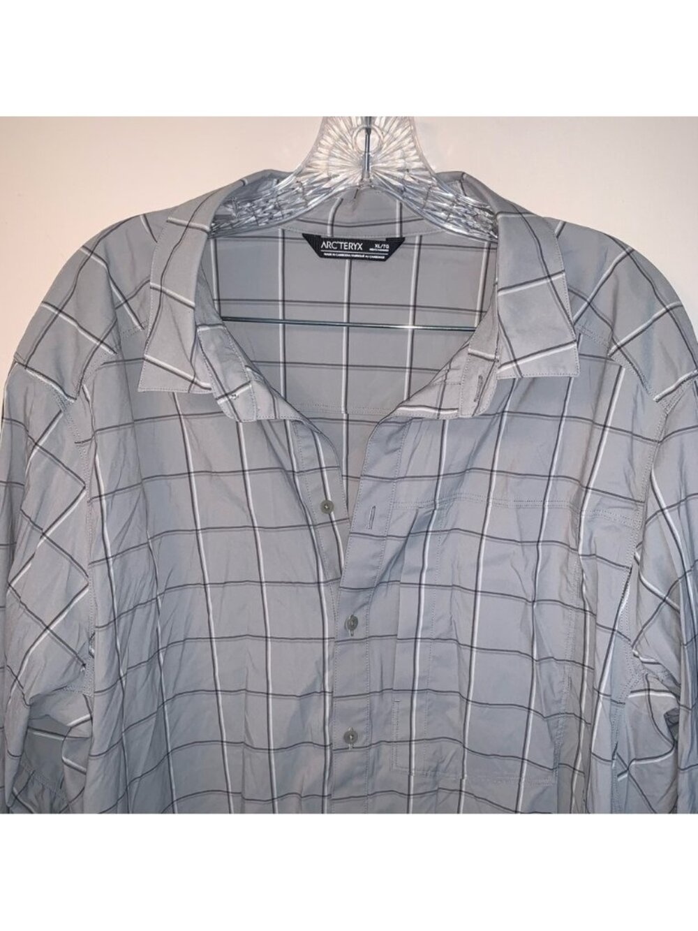 Arc'teryx Gray Casual Button Down Shirt XL - Picture 6 of 10